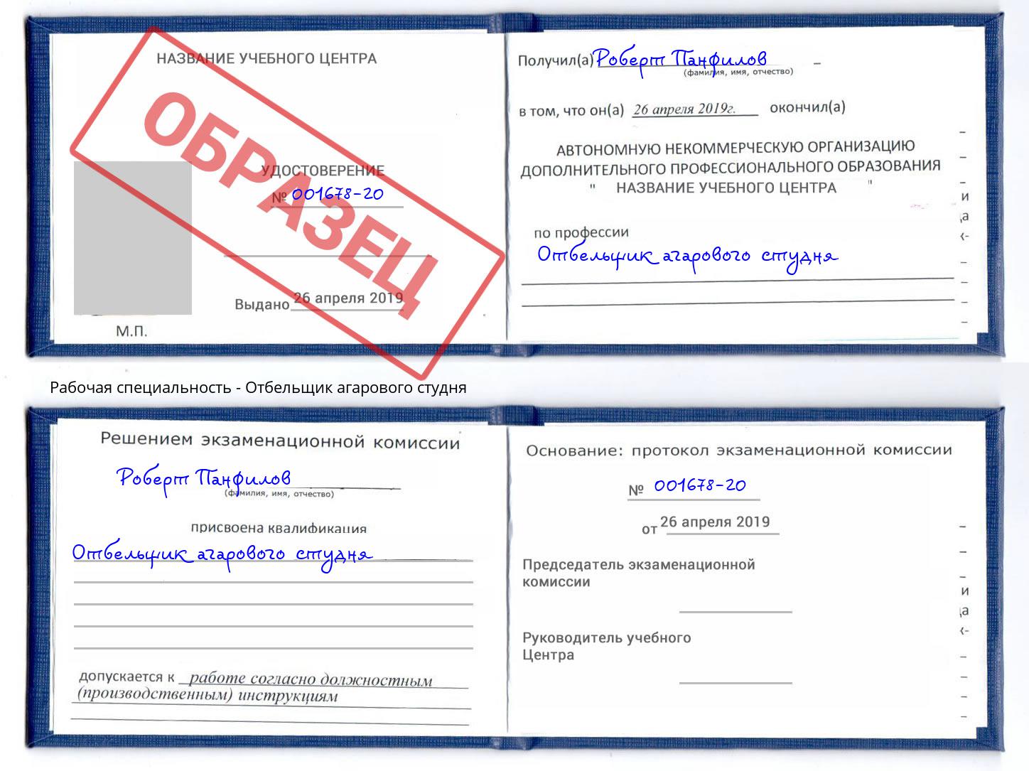 Отбельщик агарового студня Тверь